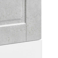 Pannello Lavastoviglie Porto Grigio Cemento 45x1,5x67 cm