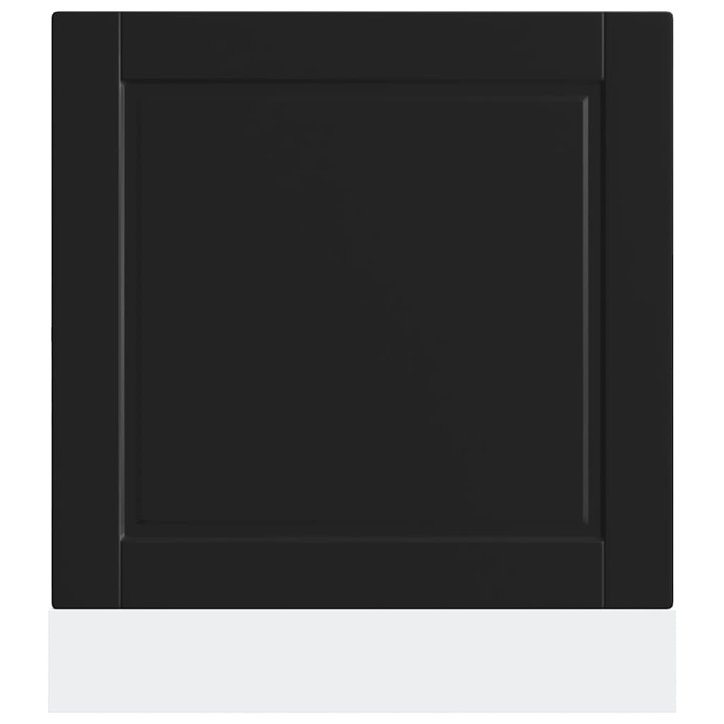 Pannello Lavastoviglie Porto Nero 60x1,5x67 cm in Truciolato 854138