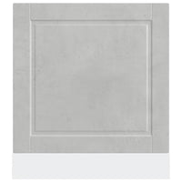 Pannello Lavastoviglie Porto Grigio Cemento 60x1,5x67 cm 854141