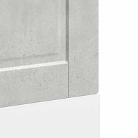 vidaXL Pannello Lavastoviglie Porto Grigio Cemento 60x1,5x67 cm