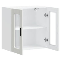 Pensile da Cucina con Porta in Vetro Porto Bianco 854147