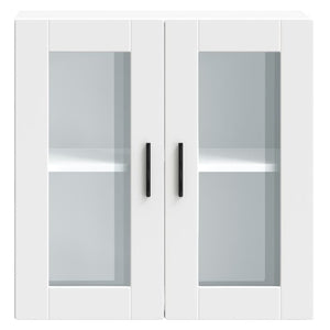 Pensile da Cucina con Porta in Vetro Porto Bianco