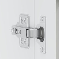 Pensile da Cucina con Porta in Vetro-Mobile Cucina da Parete Porto Bianco 634719