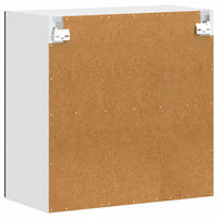 Pensile da Cucina con Porta in Vetro-Mobile Cucina da Parete Porto Nero 297261