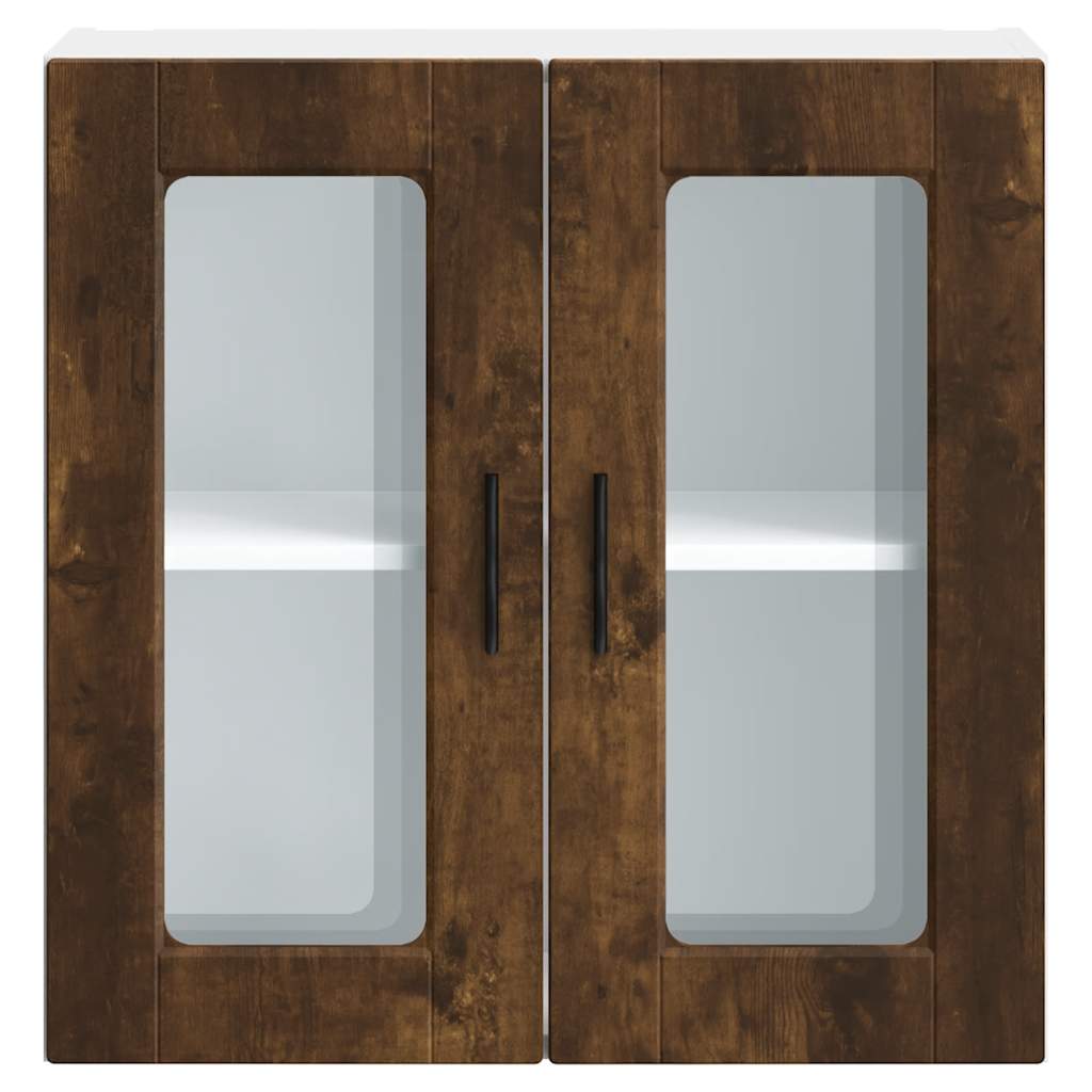 Pensile da Cucina con Porta in Vetro Porto Rovere Fumo 854152