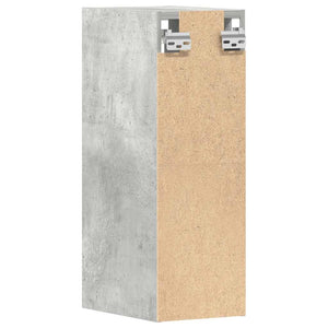 vidaXL Mobile Pensile “Riga” Grigio Cemento 20x29,5x60 cm