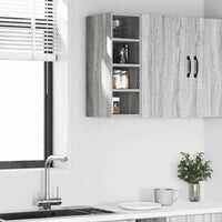 vidaXL Mobile Pensile “Riga” Grigio Sonoma 20x29,5x60 cm