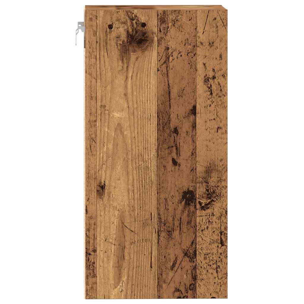 vidaXL Mobile Pensile “Riga” Legno Antico 20x29,5x60 cm