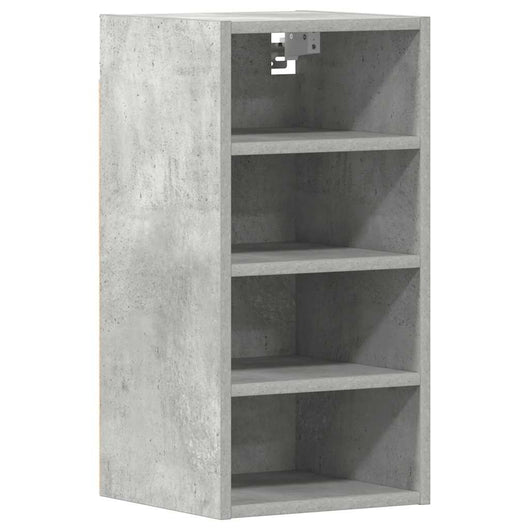 vidaXL Mobile Pensile “Riga” Grigio Cemento 30x29,5x60 cm