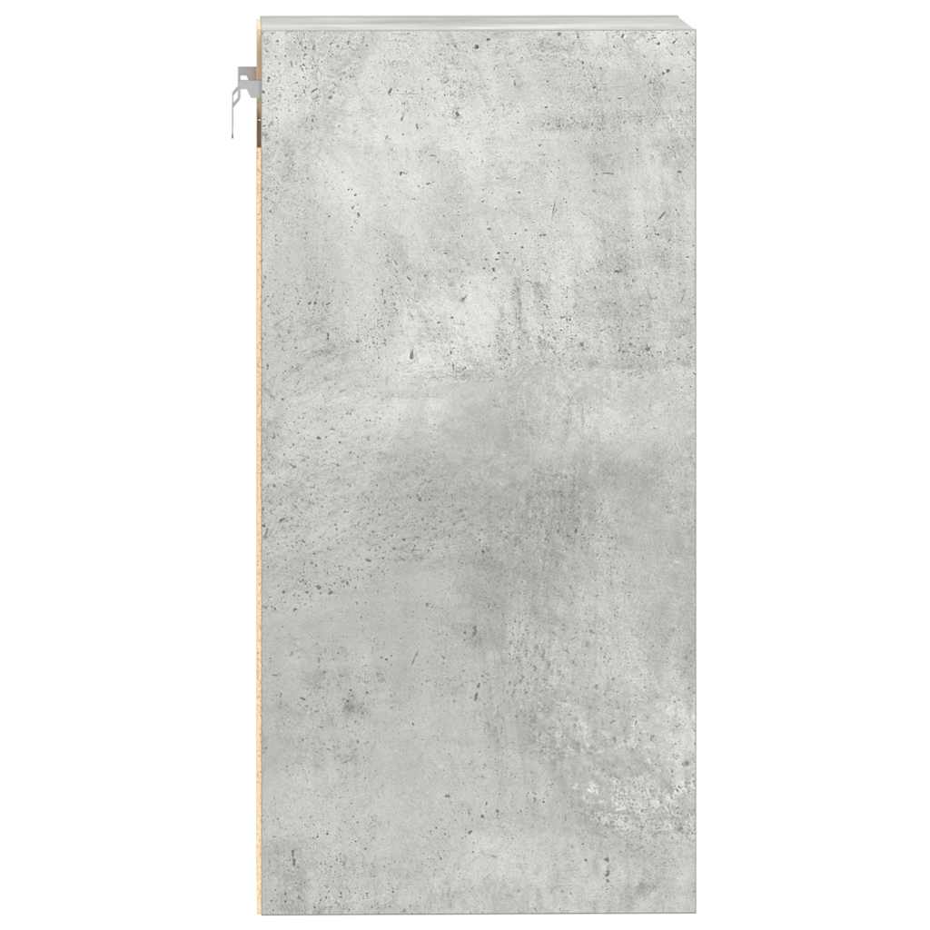 vidaXL Mobile Pensile “Riga” Grigio Cemento 30x29,5x60 cm