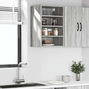 vidaXL Mobile Pensile “Riga” Grigio Sonoma 40x29,5x60 cm