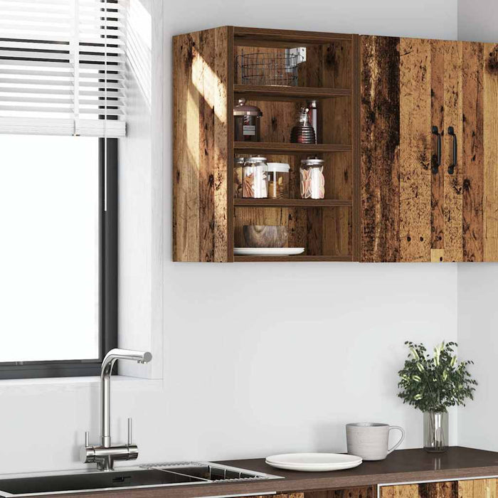 vidaXL Mobile Pensile “Riga” Legno Antico 40x29,5x60 cm