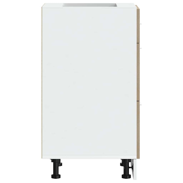 vidaXL Armadio Inferiore “Lyon” Rovere Sonoma 40x46x81,5 cm