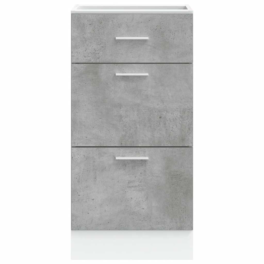 Armadio Inferiore “Lyon” Grigio Cemento 40x46x81,5cm 854214