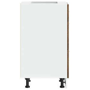 vidaXL Armadio Inferiore “Lyon” Rovere Fumo 40x46x81,5cm