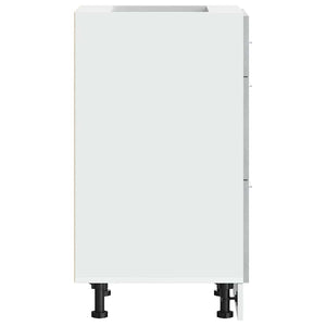 vidaXL Armadio Inferiore “Lyon” Grigio Sonoma 40x46x81,5 cm