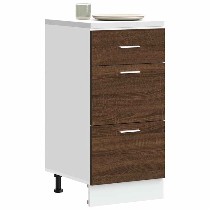 Armadio Inferiore Lyon Rovere Marrone 40x46x81,5cm