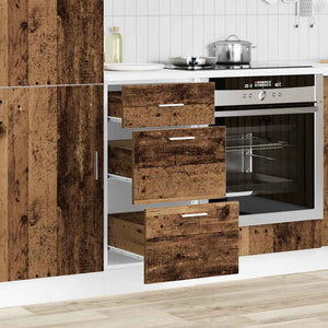 Armadio Inferiore “Lyon” Legno Antico 40x46x81,5 cm 854218