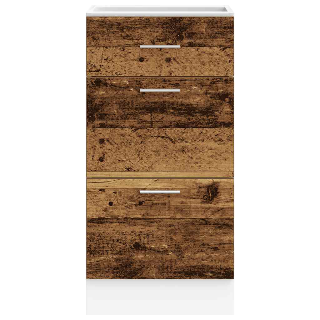 Armadio Inferiore “Lyon” Legno Antico 40x46x81,5 cm 854218