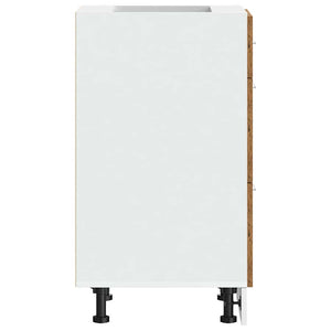 vidaXL Armadio Inferiore “Lyon” Legno Antico 40x46x81,5 cm