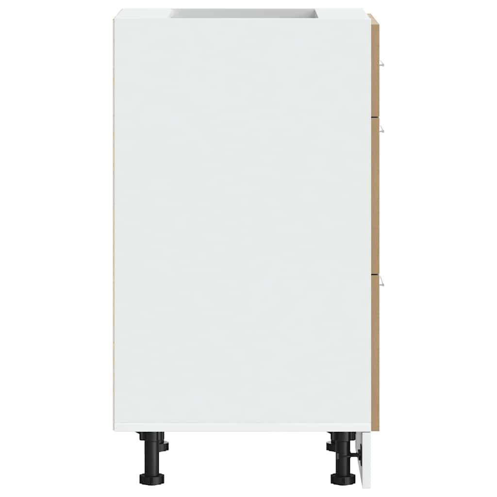 vidaXL Armadio Inferiore “Lyon” Rovere Artigianale 40x46x81,5 cm