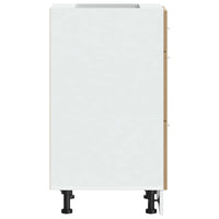 vidaXL Armadio Inferiore “Lyon” Rovere Artigianale 40x46x81,5 cm