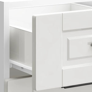 Mobiletto da cucina "Porto" Bianco lucido in legno ingegnerizzato 854222