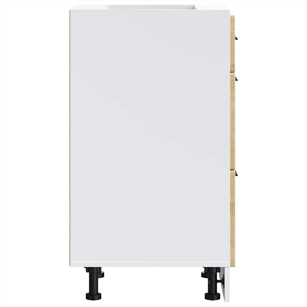 Base da Cucina-Mobile Base da Cucina Porto Rovere Sonoma in Legno Multistrato 769647