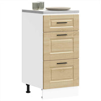 Base da Cucina-Mobile Base da Cucina Porto Rovere Sonoma in Legno Multistrato 769647