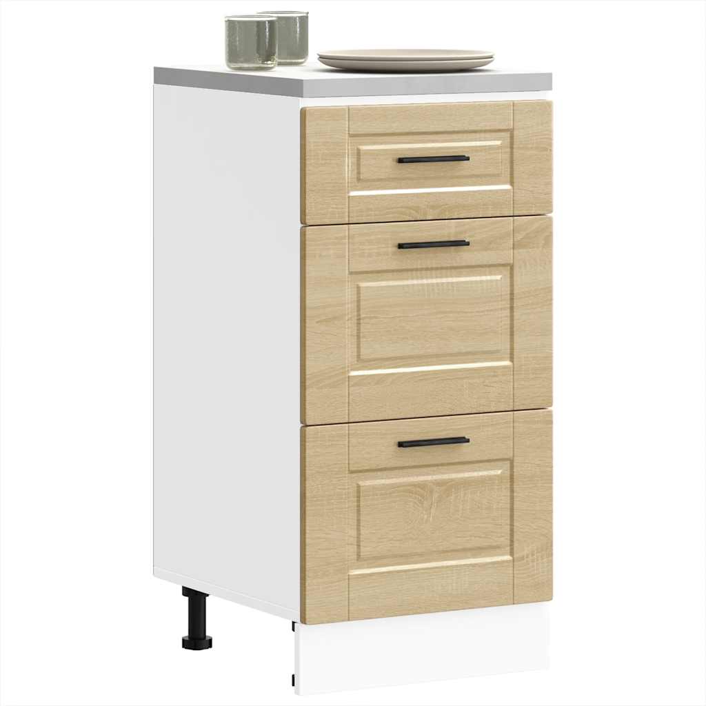 Base da Cucina Porto Rovere Sonoma in Legno Multistrato