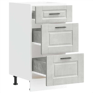 Base da Cucina Porto Grigio Cemento in Legno Multistrato 854224