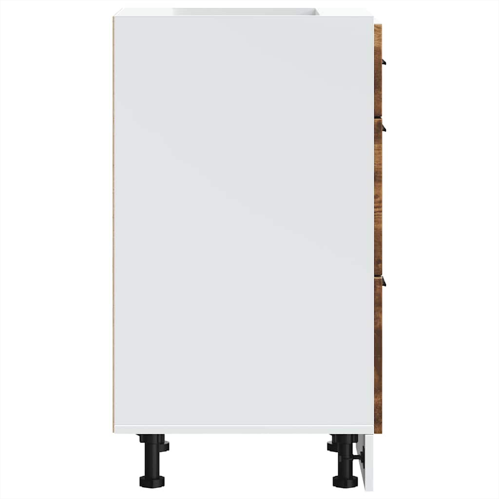 vidaXL Base da Cucina Porto Rovere Fumo in Legno Multistrato