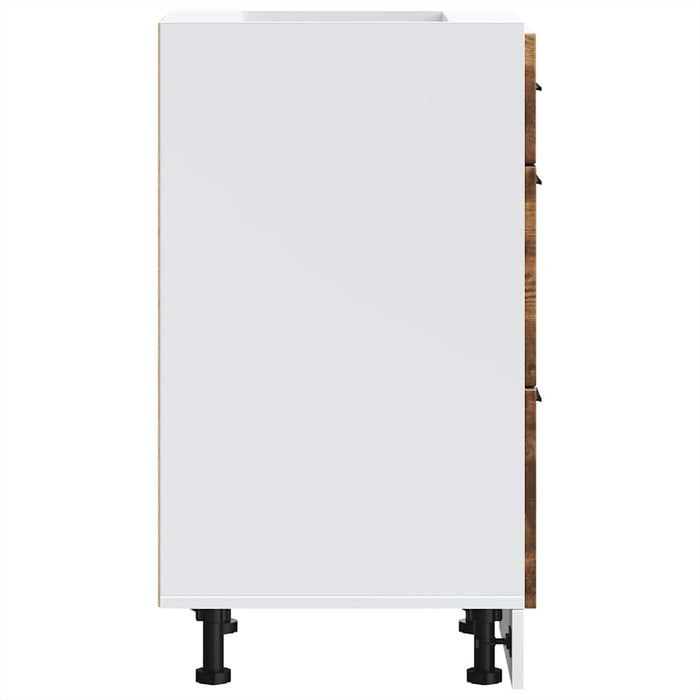 vidaXL Base da Cucina Porto Rovere Fumo in Legno Multistrato