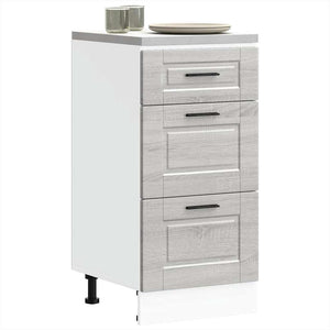 Base da Cucina Porto Grigio Sonoma in Legno Multistrato 854226