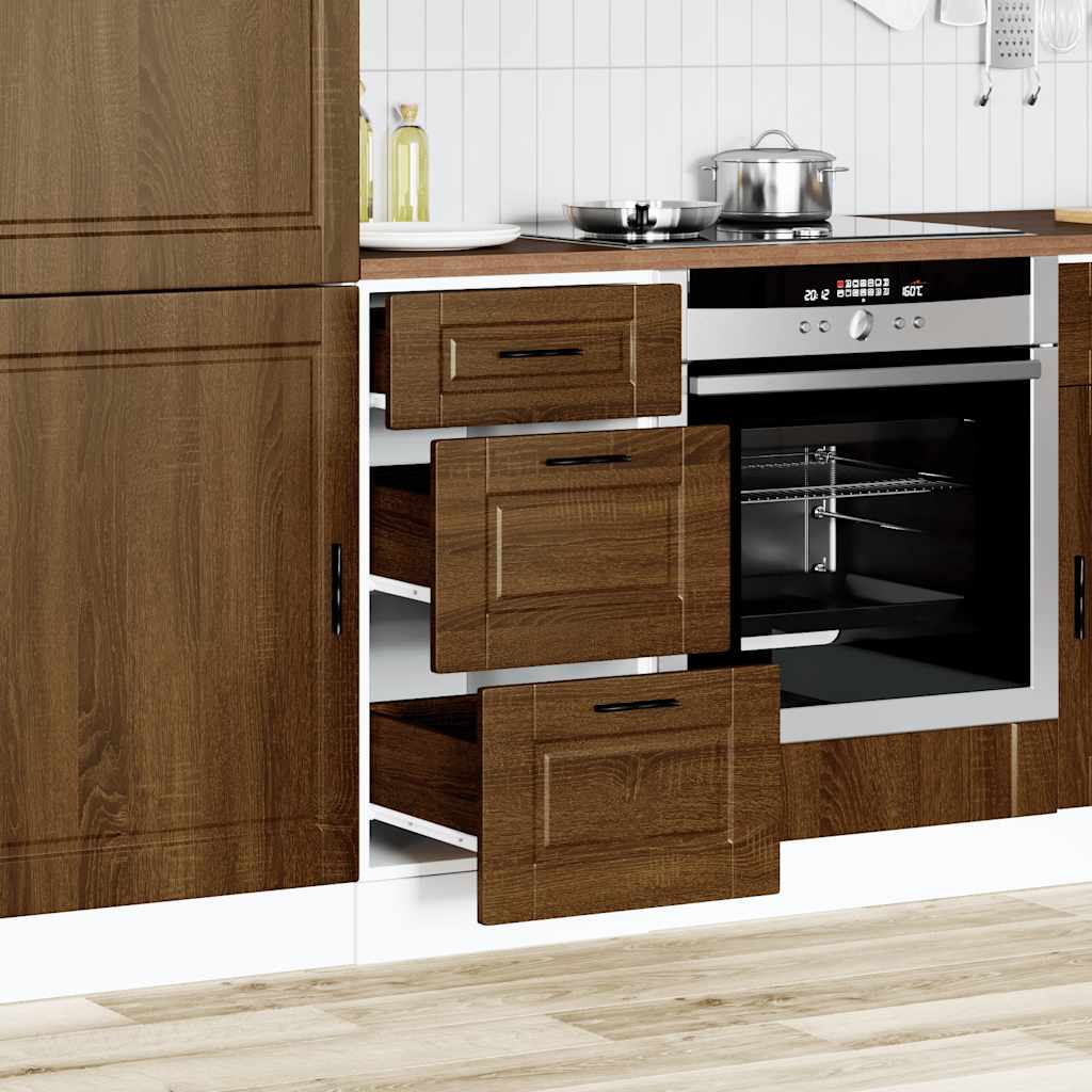 Base da Cucina-Mobile Base da Cucina Porto Rovere Marrone in Legno Multistrato 820422
