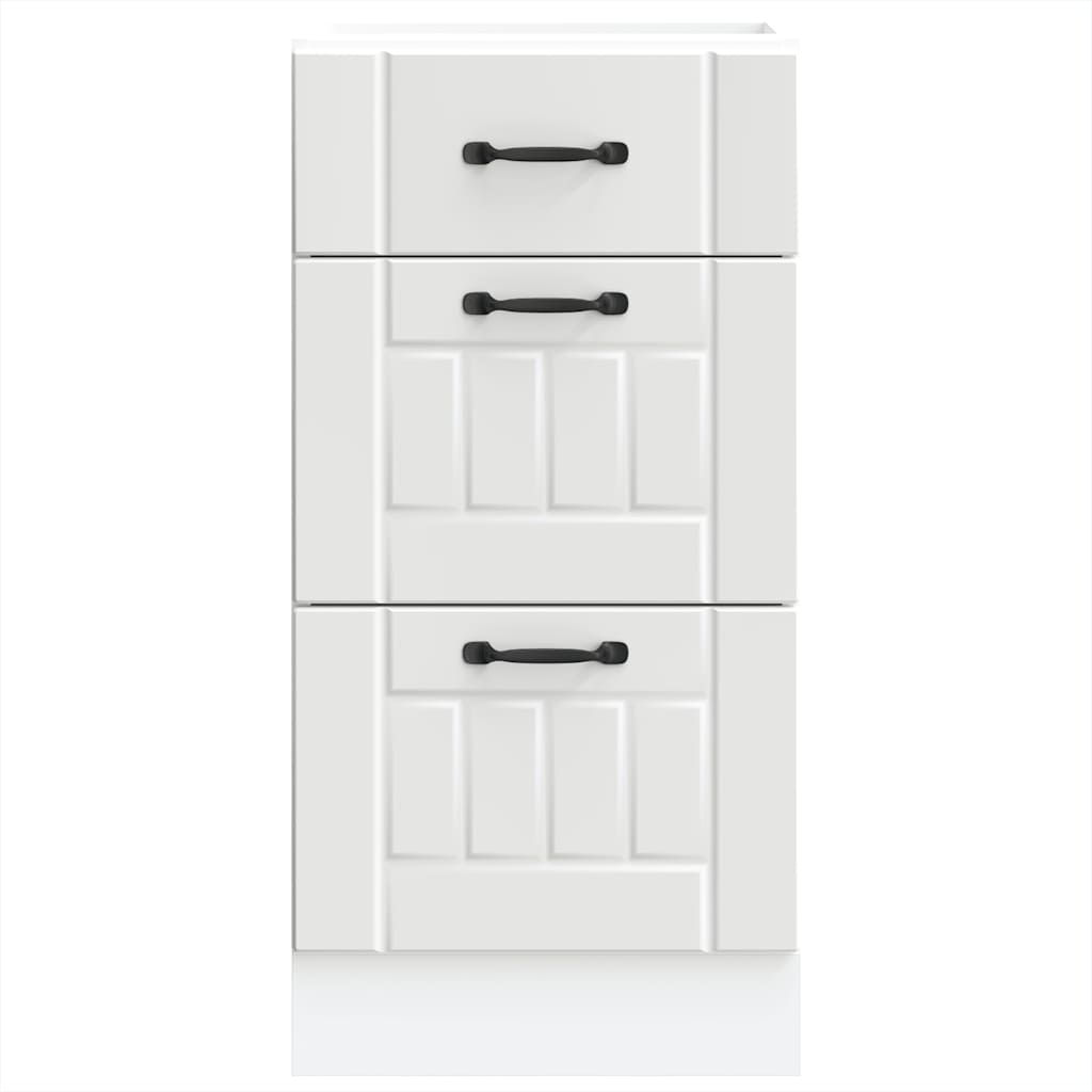 Base da Cucina Lucca Bianco in Legno Multistrato 854230