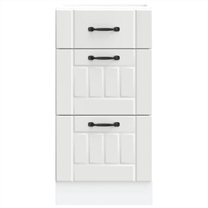 Base da Cucina Lucca Bianco in Legno Multistrato 854230