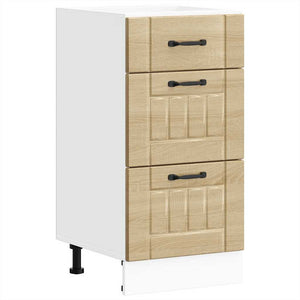 vidaXL Base da Cucina Lucca Rovere Sonoma in Legno Multistrato