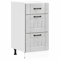 Base da Cucina-Mobile Base da Cucina Lucca Grigio Cemento in Legno Multistrato 165967