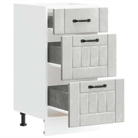 Base da Cucina-Mobile Base da Cucina Lucca Grigio Cemento in Legno Multistrato 165967