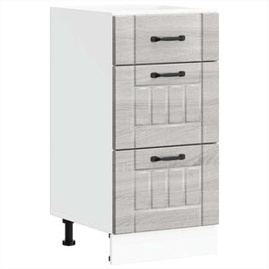 Base da Cucina Lucca Grigio Sonoma in Legno Multistrato