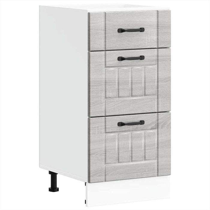 Base da Cucina Lucca Grigio Sonoma in Legno Multistrato