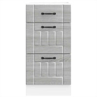 Base da Cucina Lucca Grigio Sonoma in Legno Multistrato 854236