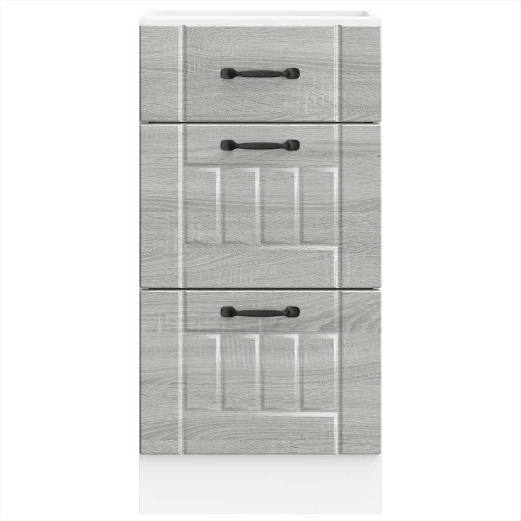 Base da Cucina Lucca Grigio Sonoma in Legno Multistrato