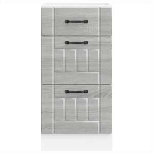 Base da Cucina Lucca Grigio Sonoma in Legno Multistrato