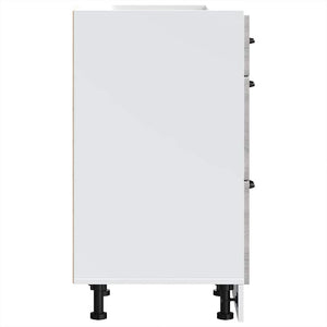 Base da Cucina Lucca Grigio Sonoma in Legno Multistrato 854236