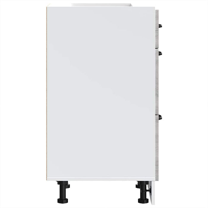 Base da Cucina Lucca Grigio Sonoma in Legno Multistrato 854236