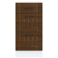 Base da Cucina Lucca Rovere Marrone in Legno Multistrato 854237