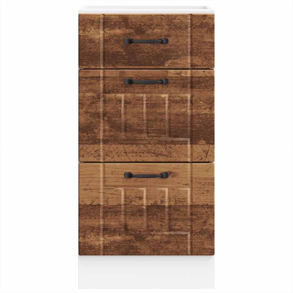 Base da Cucina Lucca Legno Antico in Legno Multistrato 854238