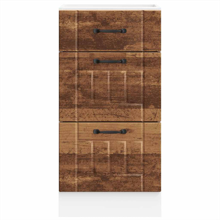 Base da Cucina Lucca Legno Antico in Legno Multistrato 854238